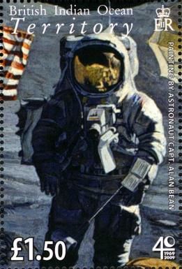 Painting by Astronaut Capt Alan Bean