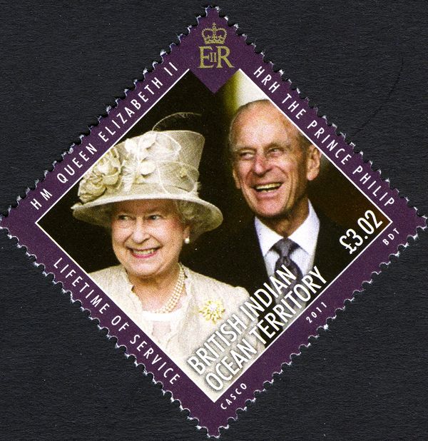Queen Elisabeth and prince Philip