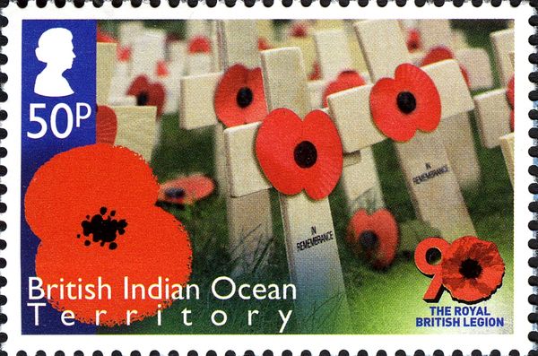Poppies on crosses