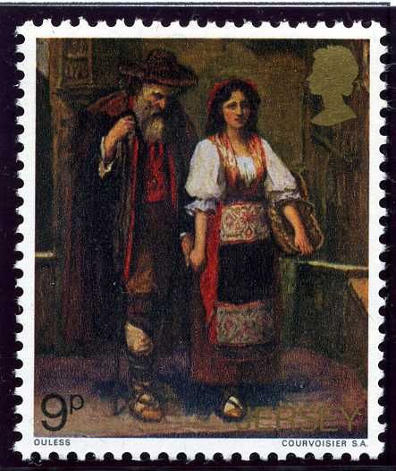 "The Blind Beggar" by Walter William Ouless (1848-1933)