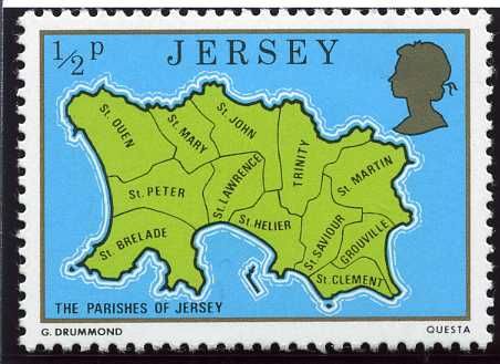 Map of Jersey Parishes