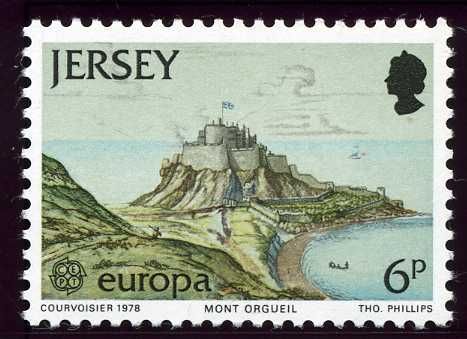 St. Aubin's Fort (Painting by Thomas Phillips)