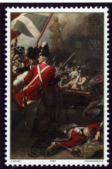 Detail of "The Death of Major Peirson"