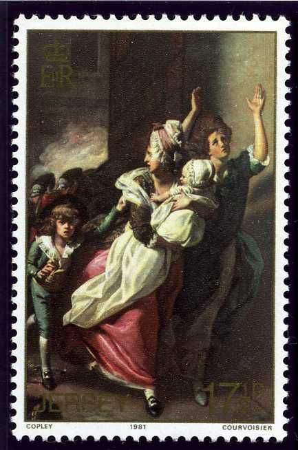 Detail of "The Death of Major Peirson"
