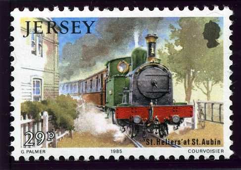 Locomotive "Saint-Helier" at St. Aubin