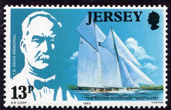 The Racing Schooner "Westward"