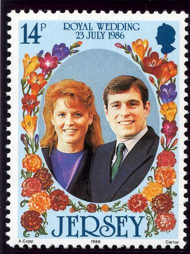 Miss Sarah Ferguson and Prince Andrew