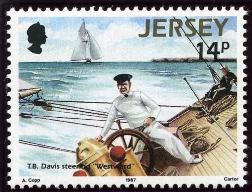 Thomas Benjamin Davis (owner) at the Helm