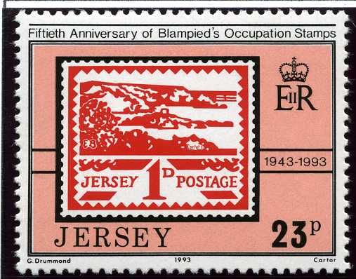 German Occupation Stamps (1943): No. N4 (1 p)