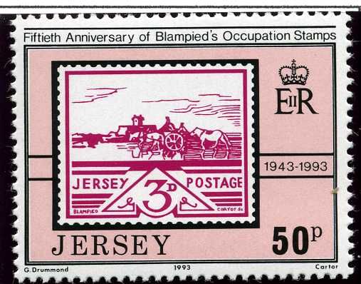 German Occupation Stamps (1943): No. N8 (3 p)
