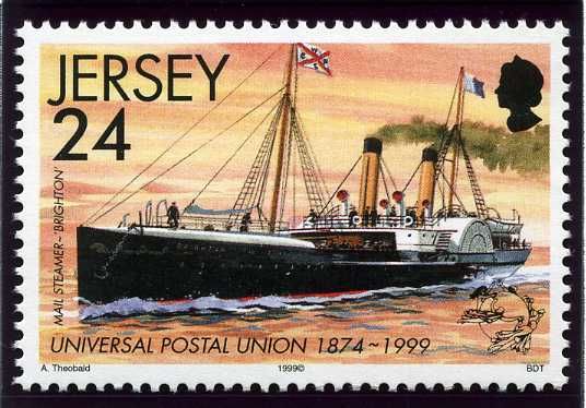 Mail Steamer "Brighton" (Paddle-steamer)