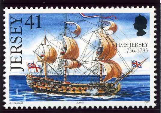 Frigate "HMS Jersey", 1736-1783