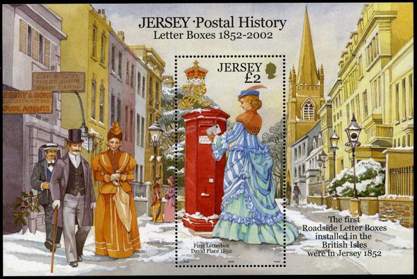 Posting a Letter in the First Pillar Box, David Place
