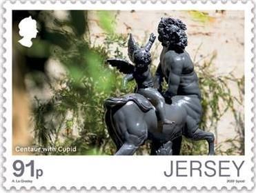 Statue of Centaur with Cupid