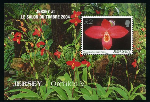 Salon de Timbre Stamp Exhibition, Paris (Orchids)