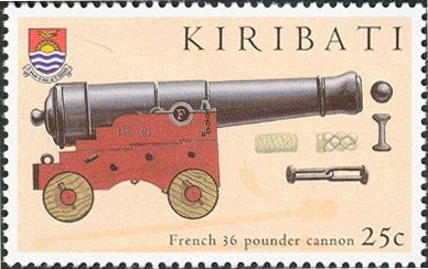 French 36 pounder cannon
