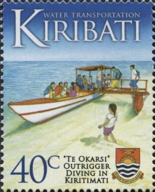 "Ti Ocarsi" Outrigger diving in Tirikimati