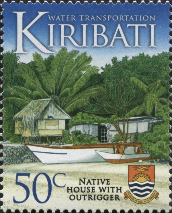 Native house with outrigger