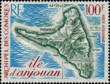 Map of Anjouan