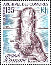 Map of Grande Comore