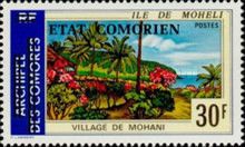 Village de Mohani overprinted
