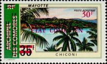 Chiconi overprinted and surcharged