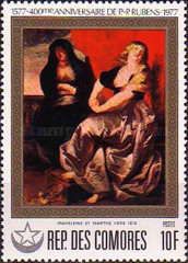 Penitent Mary Magdalene and Martha