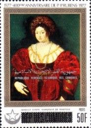 Isabella d'Este, overprint