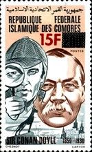 Sir Arthur Conan Doyle overprint