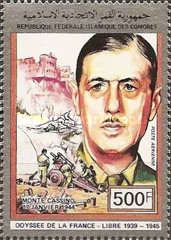 De Gaulle and battle of Monte Cassino, 1944