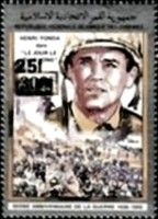 Henri Fonda in "Le Jour Le Plus Long", overprint