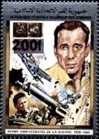 Humphrey Bogart in "Sahara", overprint
