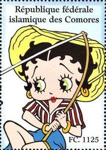 Betty Boop fishing