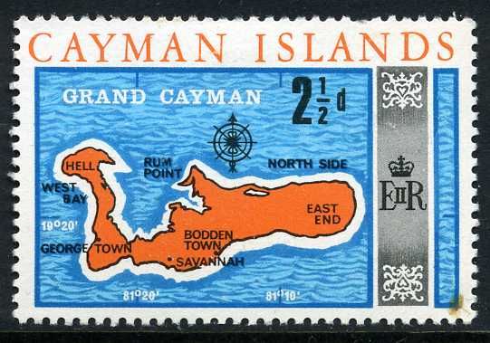 Map of Grand Cayman