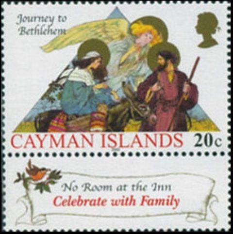 Virgin Mary and Joseph in way to Bethlehem