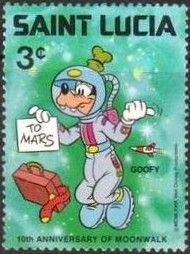 Goofy hitching a Lift to Mars