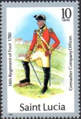 Grenadier Co. Officer, 14th Foot Reg.