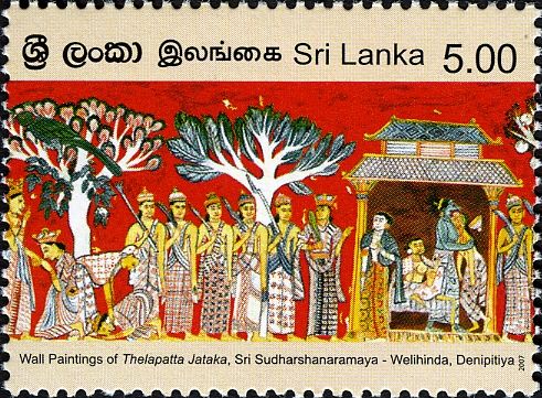 Wall Paintings of Thelapatta Jakata
