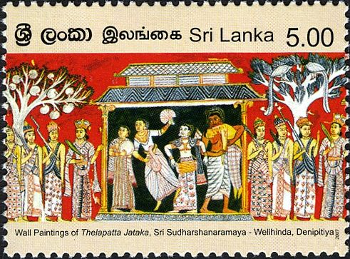 Wall Paintings of Thelapatta Jakata