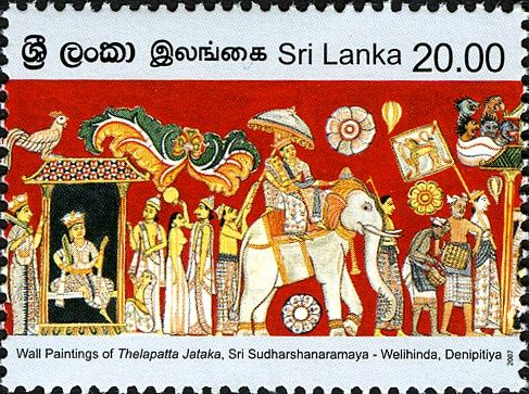 Wall Paintings of Thelapatta Jakata