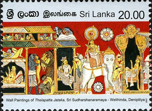 Wall Paintings of Thelapatta Jakata