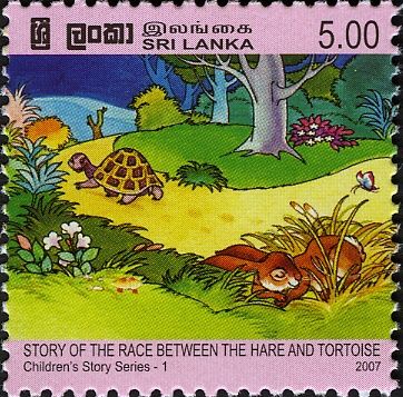 Hare Sleeping (pink panels)