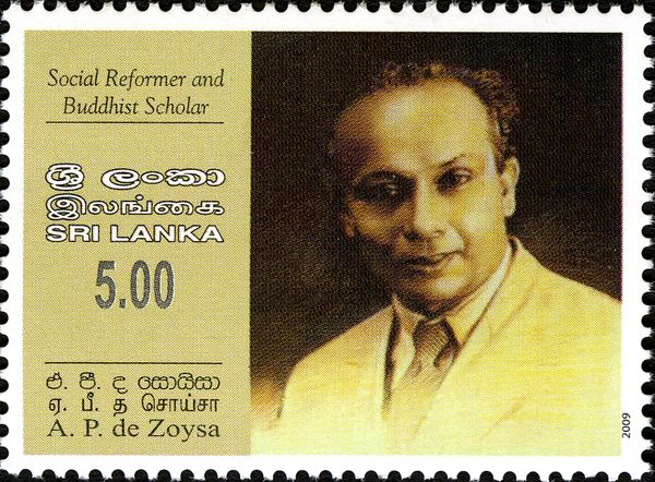 A.P. de Zoysa (1890-1968), Buddhist Scholar