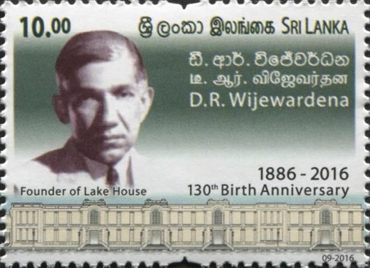 D.R. Wijewardena 130th Birth anniv.