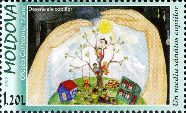 Children in Tree, by Olesea Curteanu (12 y.o.)