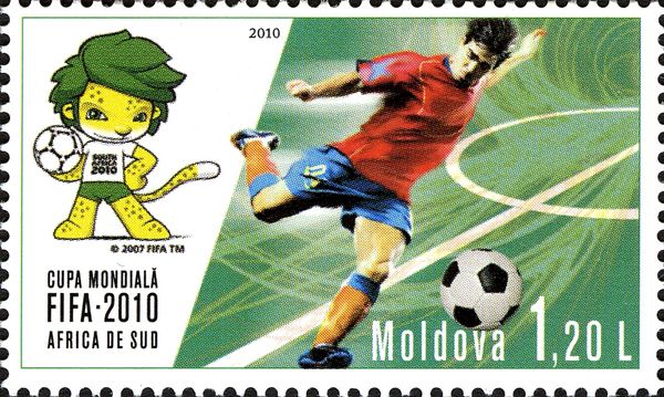 Mascot and Football Player