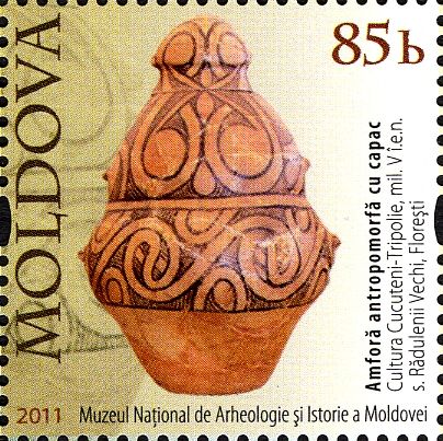 Anthropomorphic Amphora with Lid