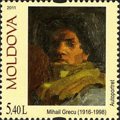 Self-portrait, Mihail Grecu