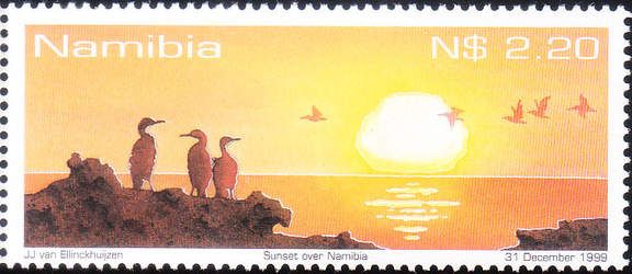 Sunset Over Namibia
