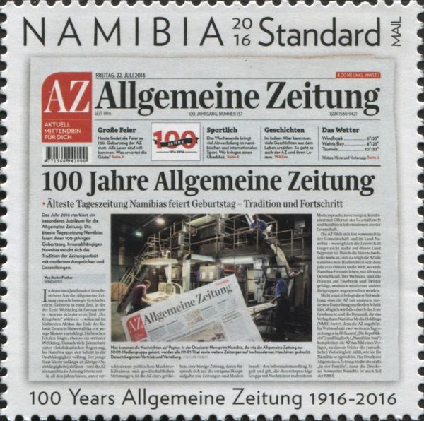 Newspaper "Allgemeine Zeitung"